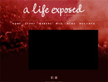 Tablet Screenshot of alifeexposed.com